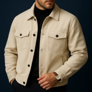 Casaca de pana Lanson color Albaricoque