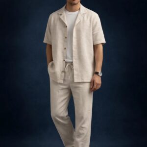 Conjunto Camisa + Pantalón Color Arena