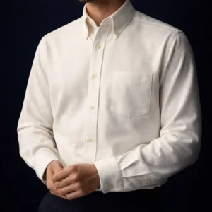 Camisa Oxford Color Blanco